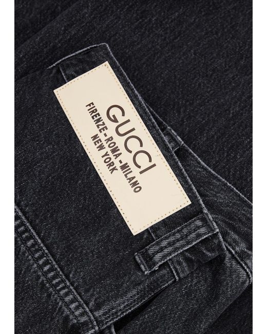 Gucci Blue Wide-leg Jeans for men
