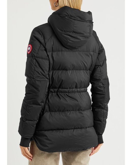 Canada Goose Black Alliston Quilted Shell Jacket