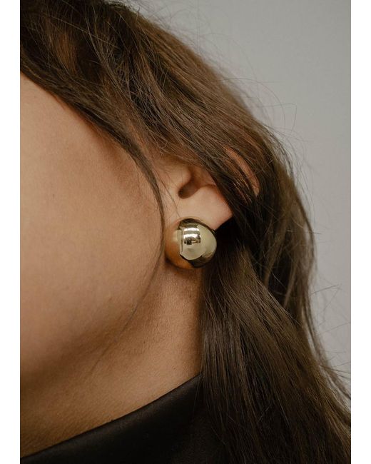 Otiumberg Natural Boule 14Kt Vermeil Stud Earrings