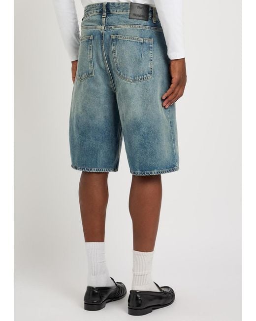 Won Hundred Blue Kayce Denim Shorts for men