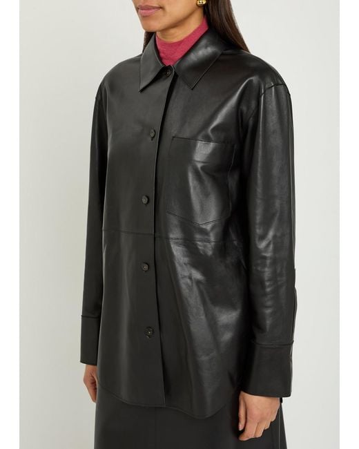 Joseph Black Penna Leather Jacket