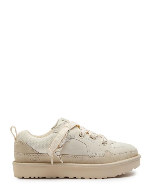 Ugg White Sneakers Lo Lowmel Suede