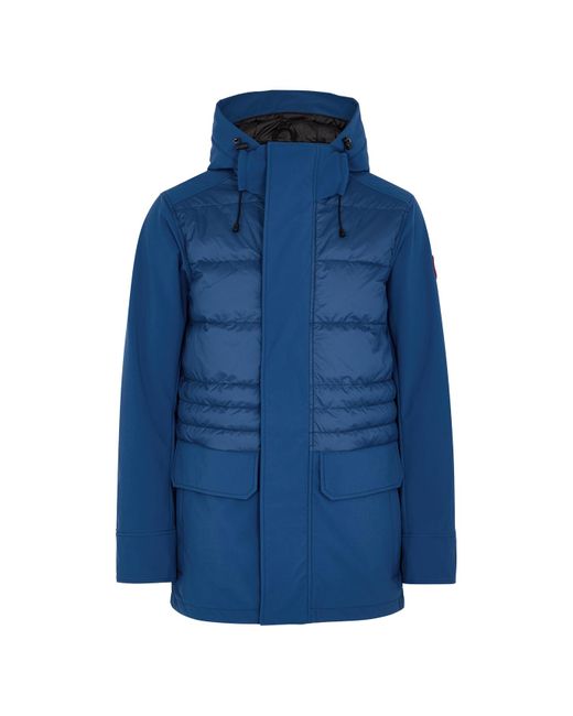 Canada Goose Blue Breton Quilted Tri Durance Shell Jacket for men