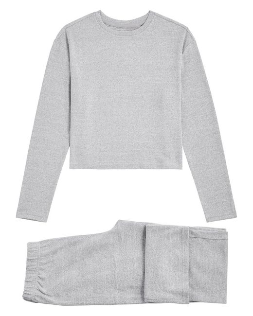 Ugg White May Knitted Pyjama Set