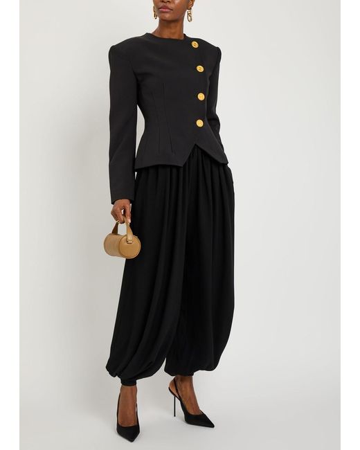 Ronny Kobo Black Finley Crepe Jacket