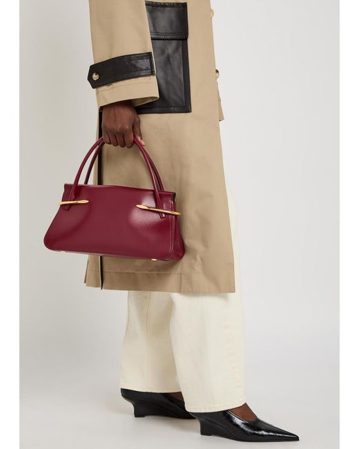 Givenchy Red Pinch Medium Leather Top Handle Bag