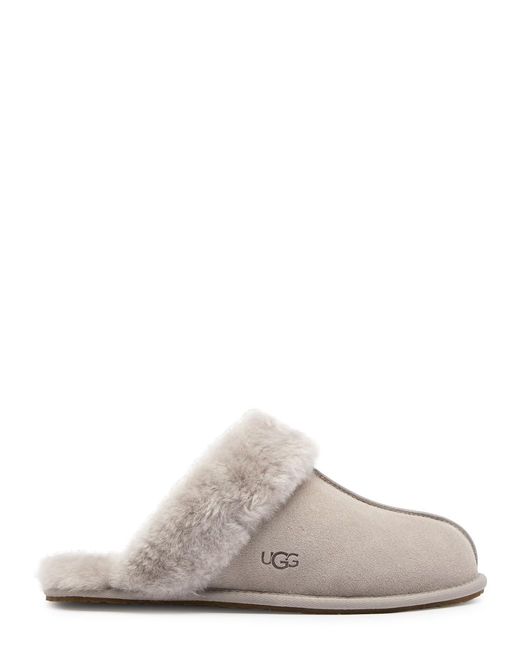 Ugg Gray Scuffette Ii Suede Slippers
