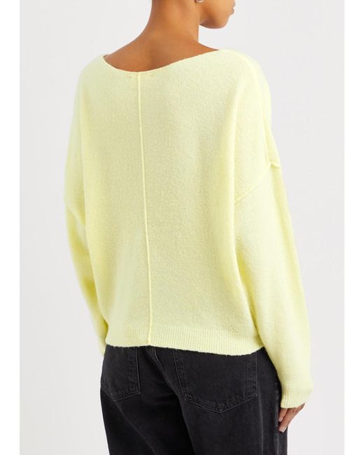American Vintage Yellow Damsville Knitted Jumper