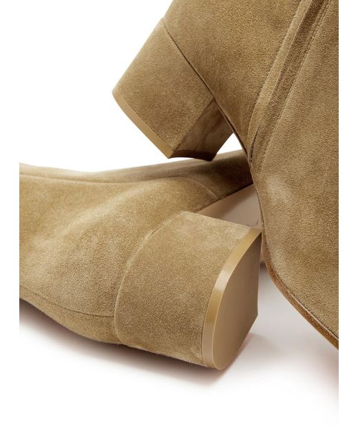 Gianvito Rossi Brown Camoscio Stivale 45 Suede Ankle Boots