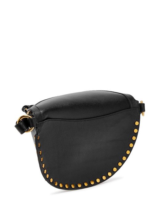 Isabel Marant Black Skano Leather Shoulder Bag