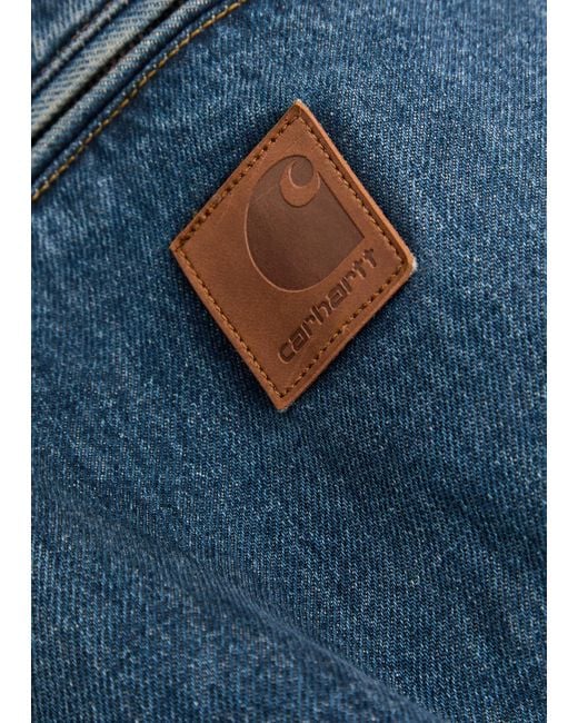 Carhartt Blue Clapton Denim Jacket for men