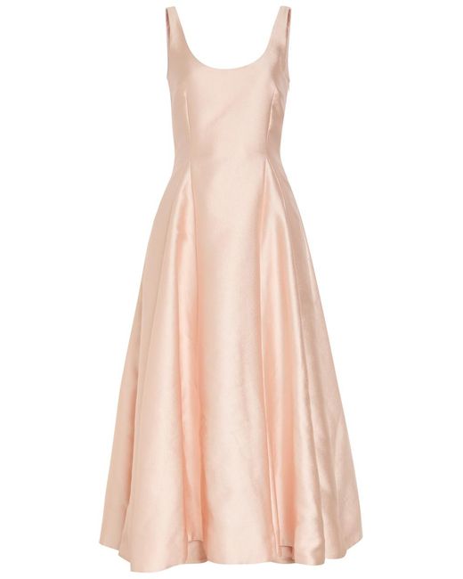 BERNADETTE Pink Charles Woven Gown