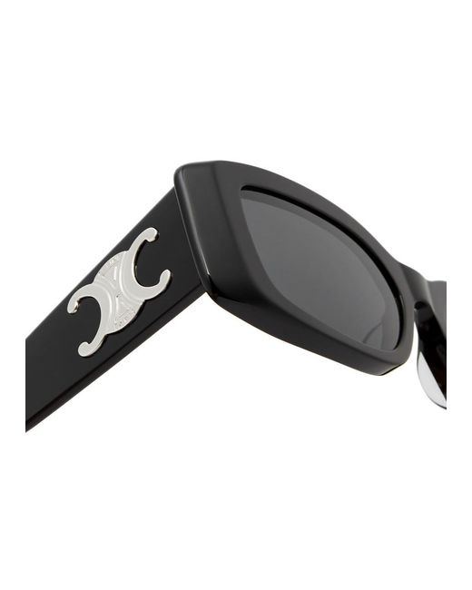 Céline Black Rectangle-frame Sunglasses