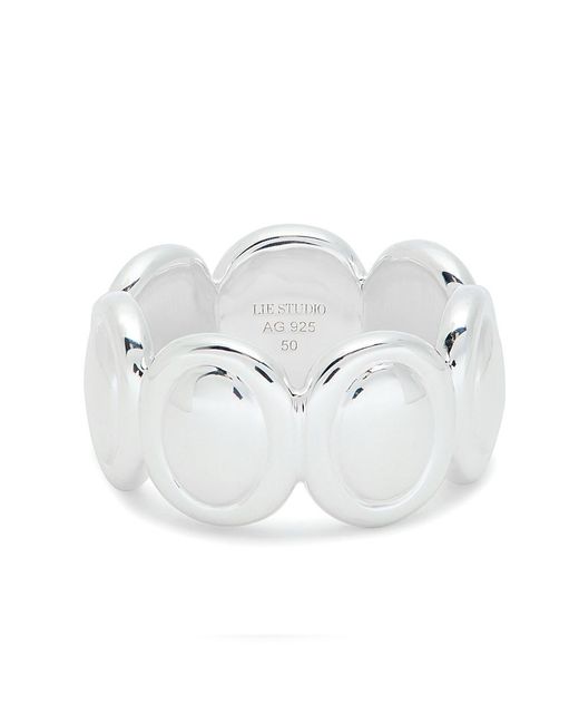 LIE STUDIO White The Sasha Sterling Ring