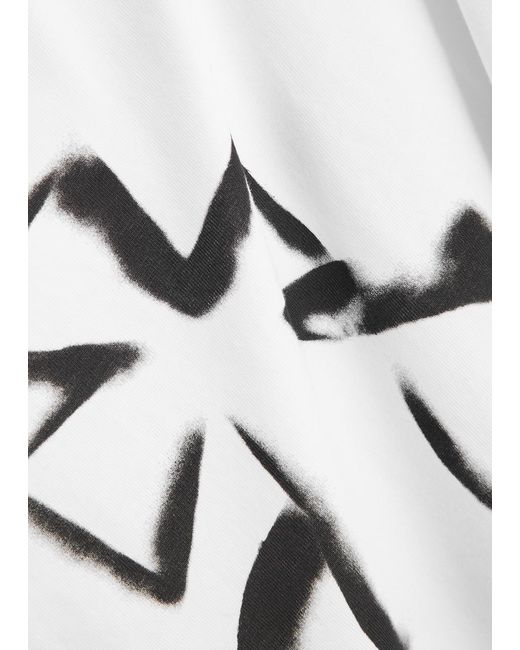 Vivienne Westwood White Orb-Printed Cotton T-Shirt for men