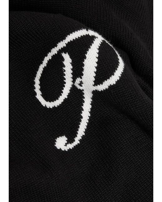 Picante Black Gallery Knit Cotton Jumper for men
