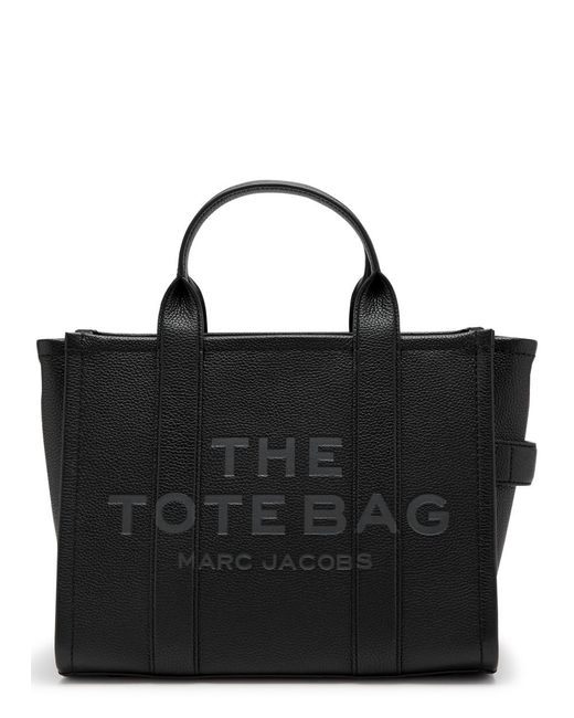 Marc Jacobs Black The Tote Medium Leather Tote