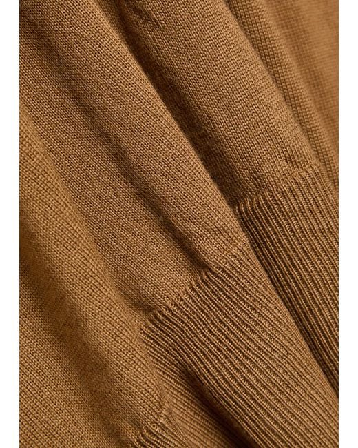 Aurélien Brown Wool Polo Shirt for men