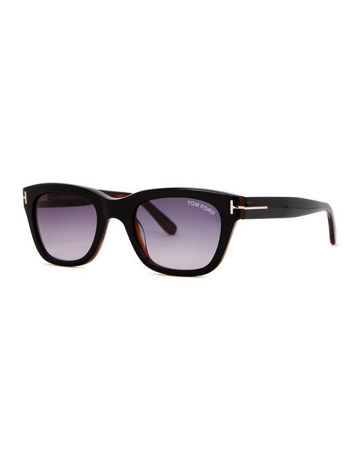 Tom Ford Black Snowdon Wayfarer Style Sunglasses