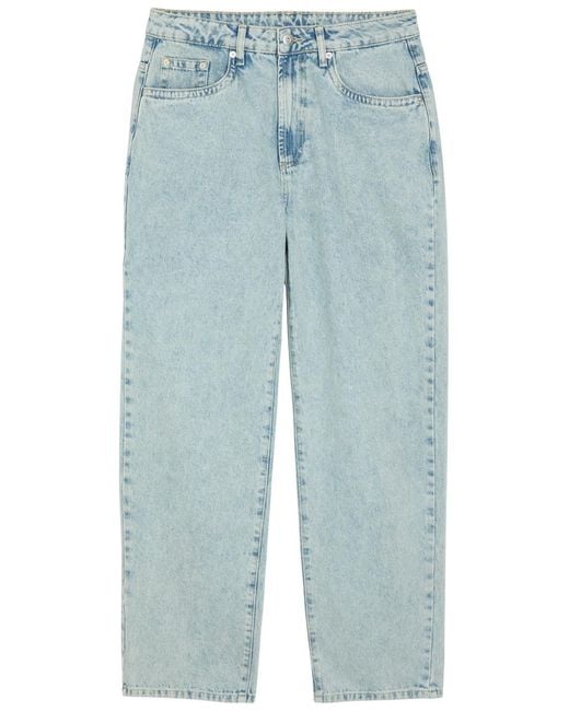 MKI Miyuki-Zoku Blue Classic Straight-Leg Jeans for men