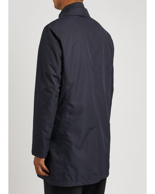Herno Blue Layered Shell Jacket for men