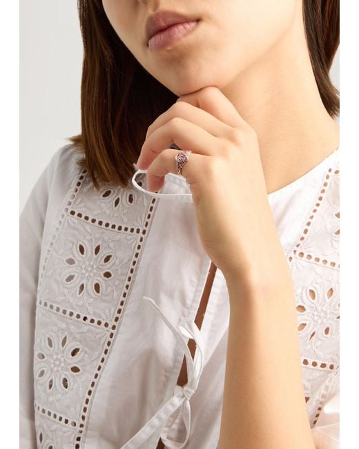 Yvonne Léon Baby Chevaliere Pear 9Kt Pinky Ring