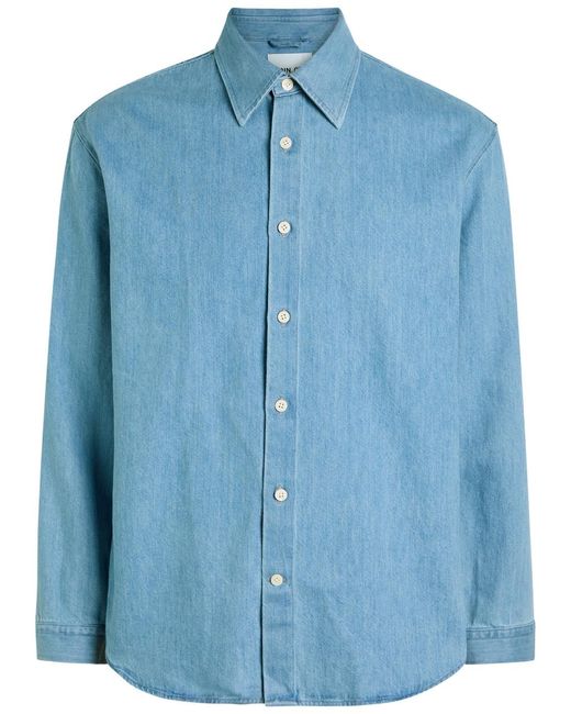 NN07 Blue Casper Denim Shirt for men