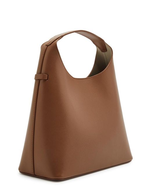 Aesther Ekme Brown Mini Sac Leather Top Handle Bag