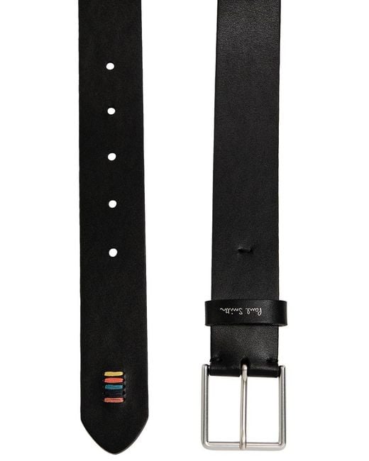 Paul Smith Black Leather Belt for men
