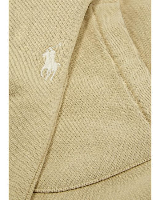 Polo Ralph Lauren Natural Logo-Embroidered Cotton Shorts for men