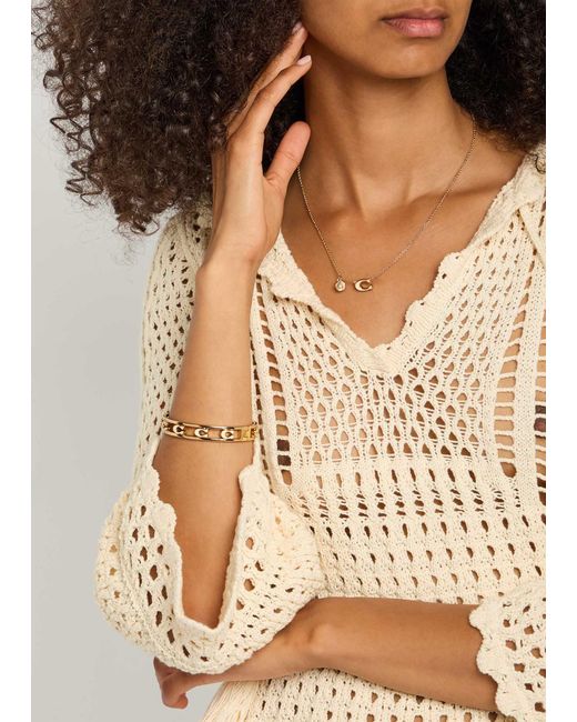 COACH Metallic Logo-Embellished Bangle