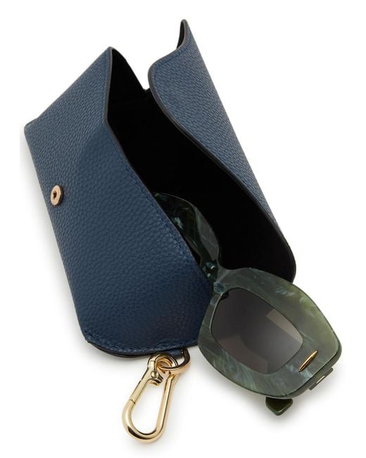 Loewe Green Oversized Oval-frame Sunglasses
