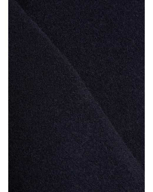 Officine Generale Blue Mazir Wool Bomber Jacket for men