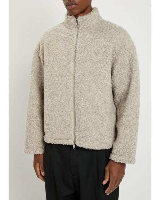 MKI Miyuki-Zoku Natural High-Neck Fleece Jacket for men