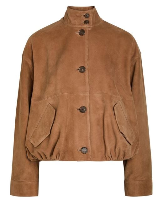 Jonathan Simkhai Brown Marley Suede Jacket