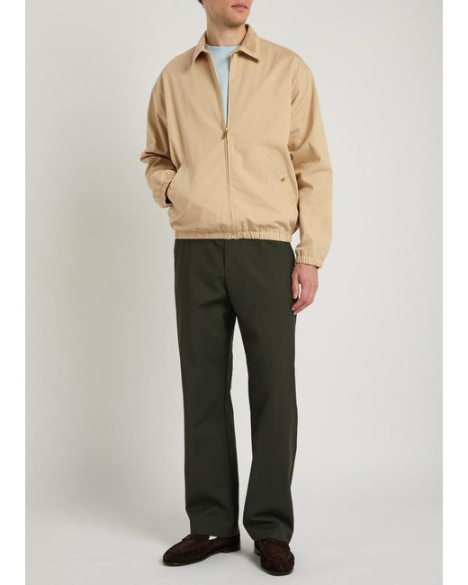 Drole de Monsieur Natural Le Blouson Drôle Logo Stretch-Cotton Jacket for men