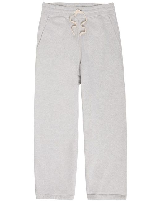 Picante Gray Everyday Wide-Leg Cotton Sweatpants for men