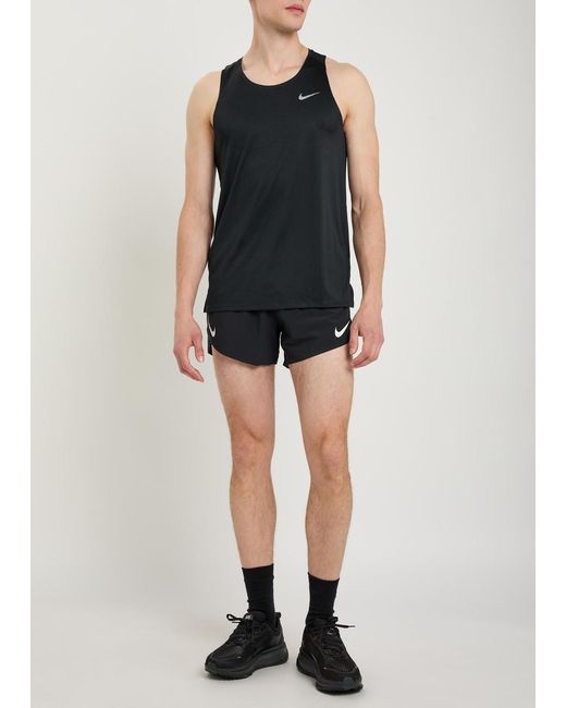Nike Black Aeroswift 4" Dri-Fit Adv Running Shorts for men