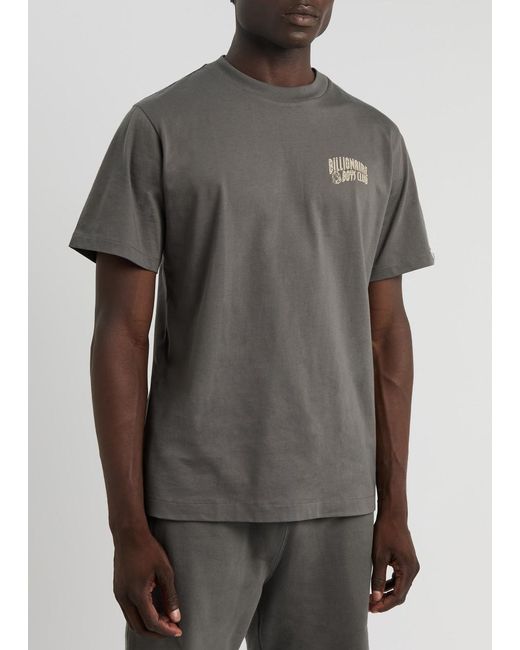 BBCICECREAM Gray Arch Logo Cotton T-Shirt for men