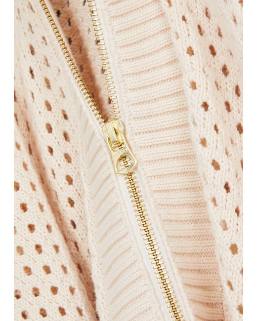 Varley Natural Finn Open-Knit Cotton Jacket