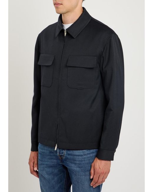 Lardini Black Woven Jacket for men