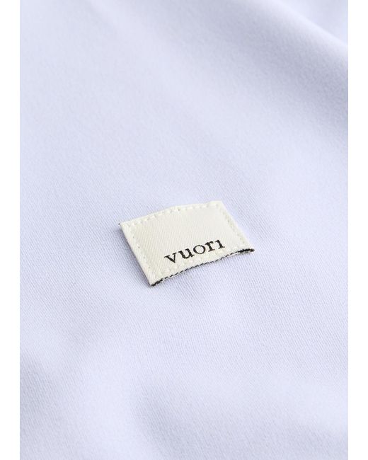 vuori White All The Feels Stretch-Nylon Shorts