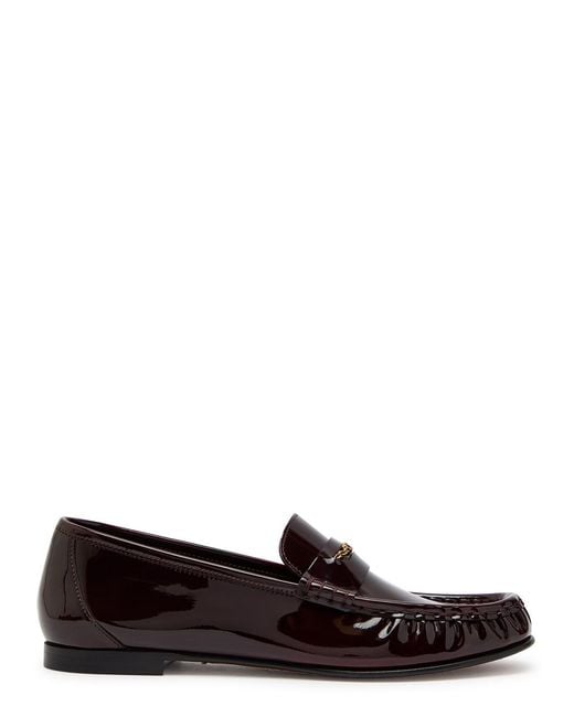 Chloé Brown Chloé Patent Leather Loafers