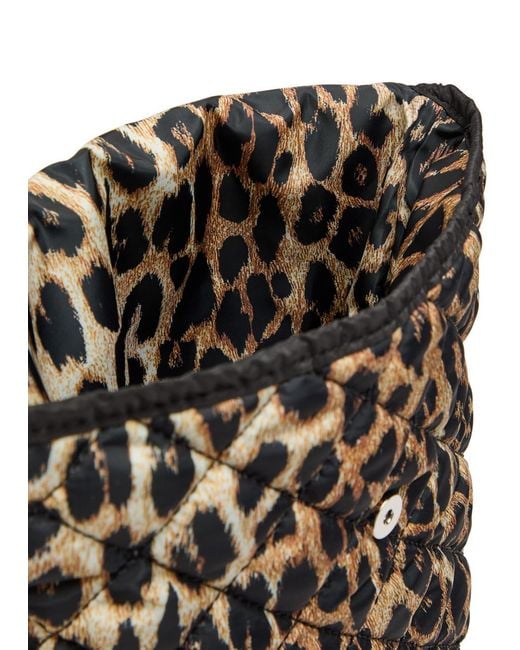 Damson Madder Black Print Quilted Shell Laptop Case
