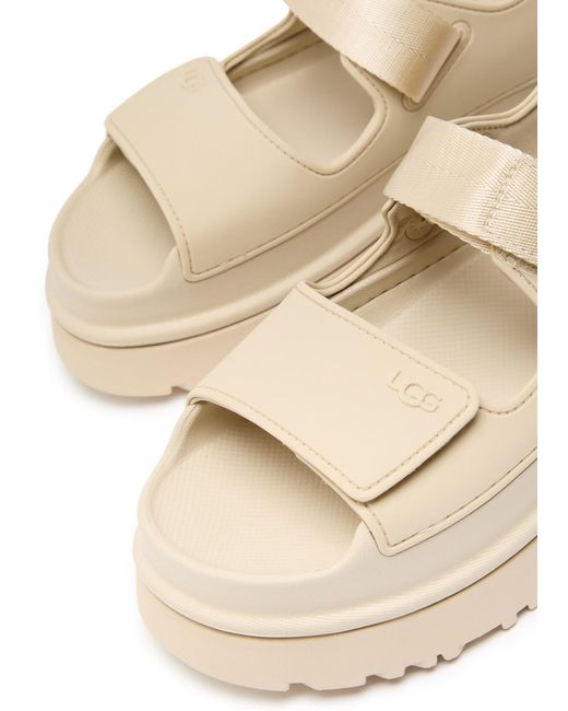 Ugg Natural Golden Glow Rubber Sandals