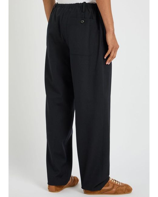 Dries Van Noten Blue Penny Wool Trousers for men
