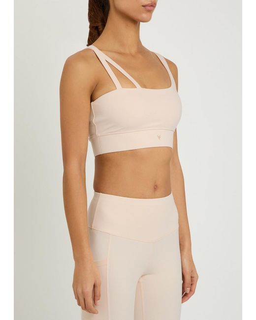 Now You Live Natural Glen Stretch-Jersey Sports Bra
