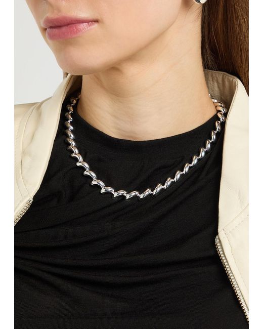 LIE STUDIO White The Edith Necklace