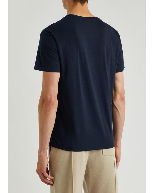 PAIGE Blue Cash Stretch-jersey T-shirt for men