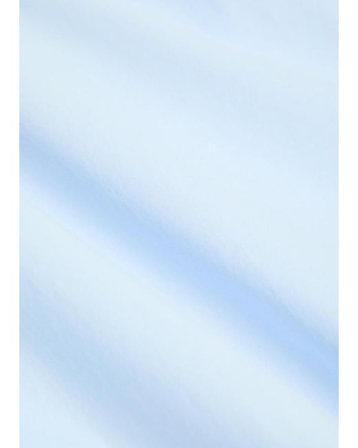 Totême Blue Classic Tumbled Cotton-Poplin Shirt